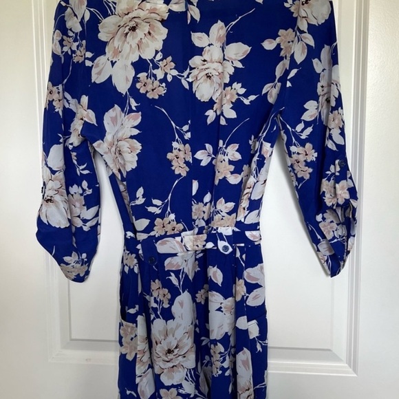 NWT Yumi Kim blue / white / pink silk floral romper - women’s size medium 🌸 - Picture 4 of 9